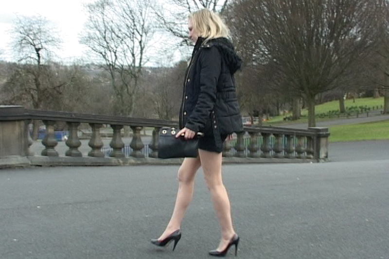  office girl in heels